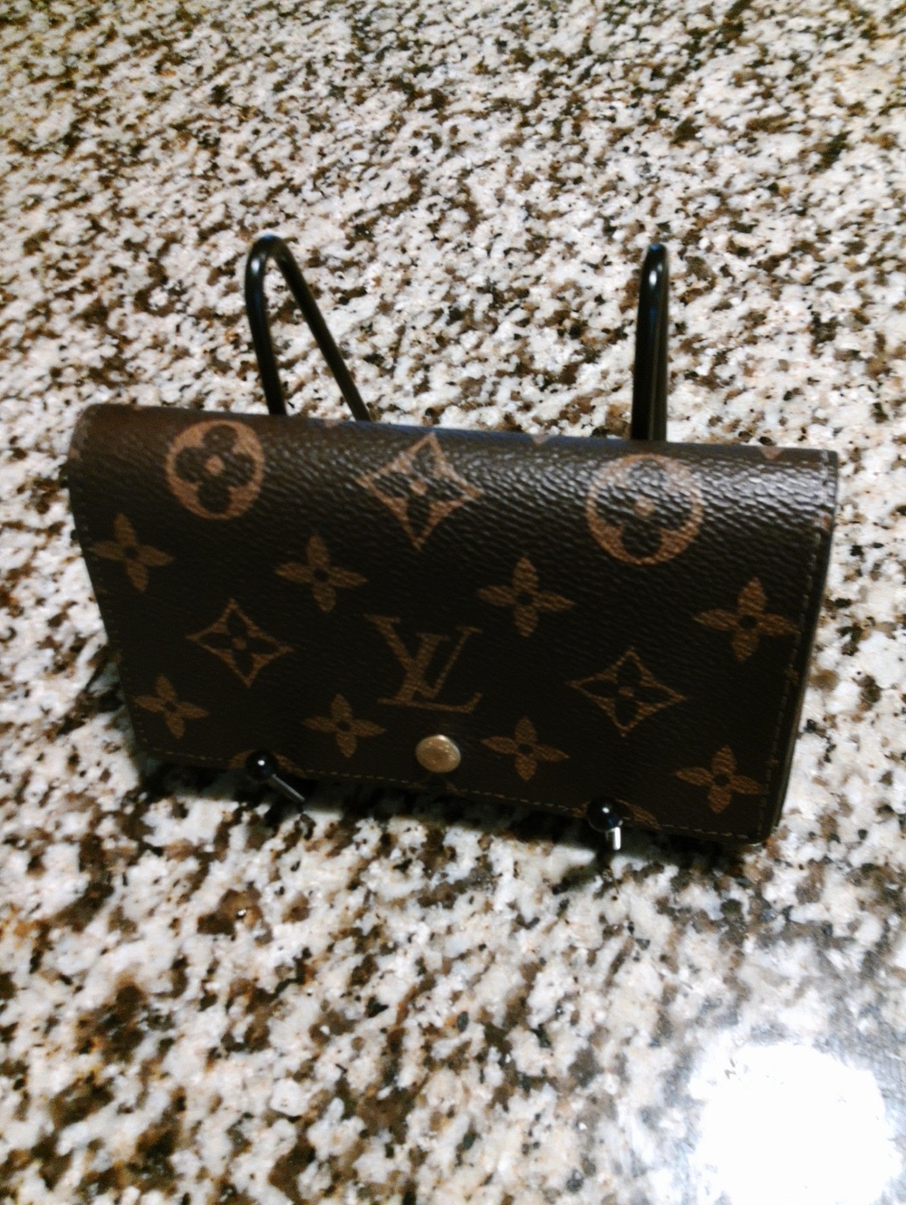 Louis Vuitton Monogram Canvas Wallet in Brown